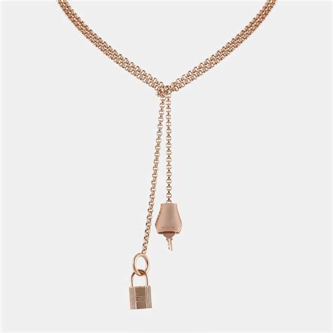 kelly necklace hermes|Hermes kelly clochette necklace.